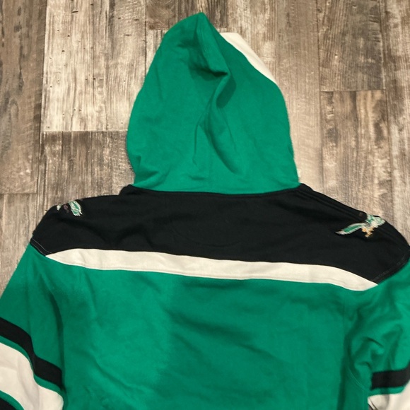 47 Brand Green and Black Hooded Sweatshirt Size Medium - Picture 11 of 16